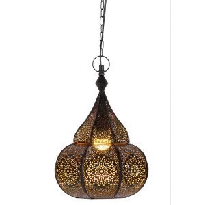 Orientalische Lampe Pendellampe Ilham Schwarz - 40cm