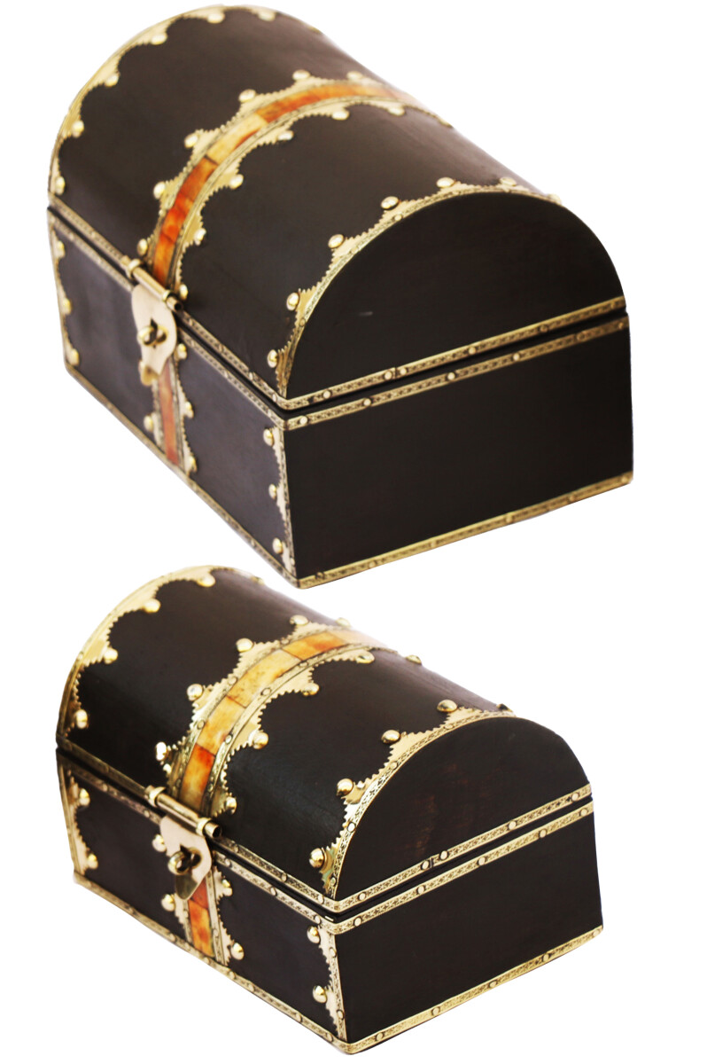 2er Set Orientalischer Schmuckkasten Bib box