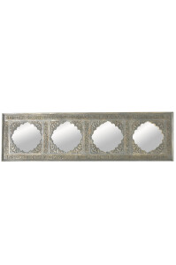 Orientalische Spiegel Flurspiegel Haliz Grau - 180cm -