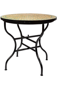 Marokkanischer Mosaiktisch Albaicin Beige Grün 80cm...