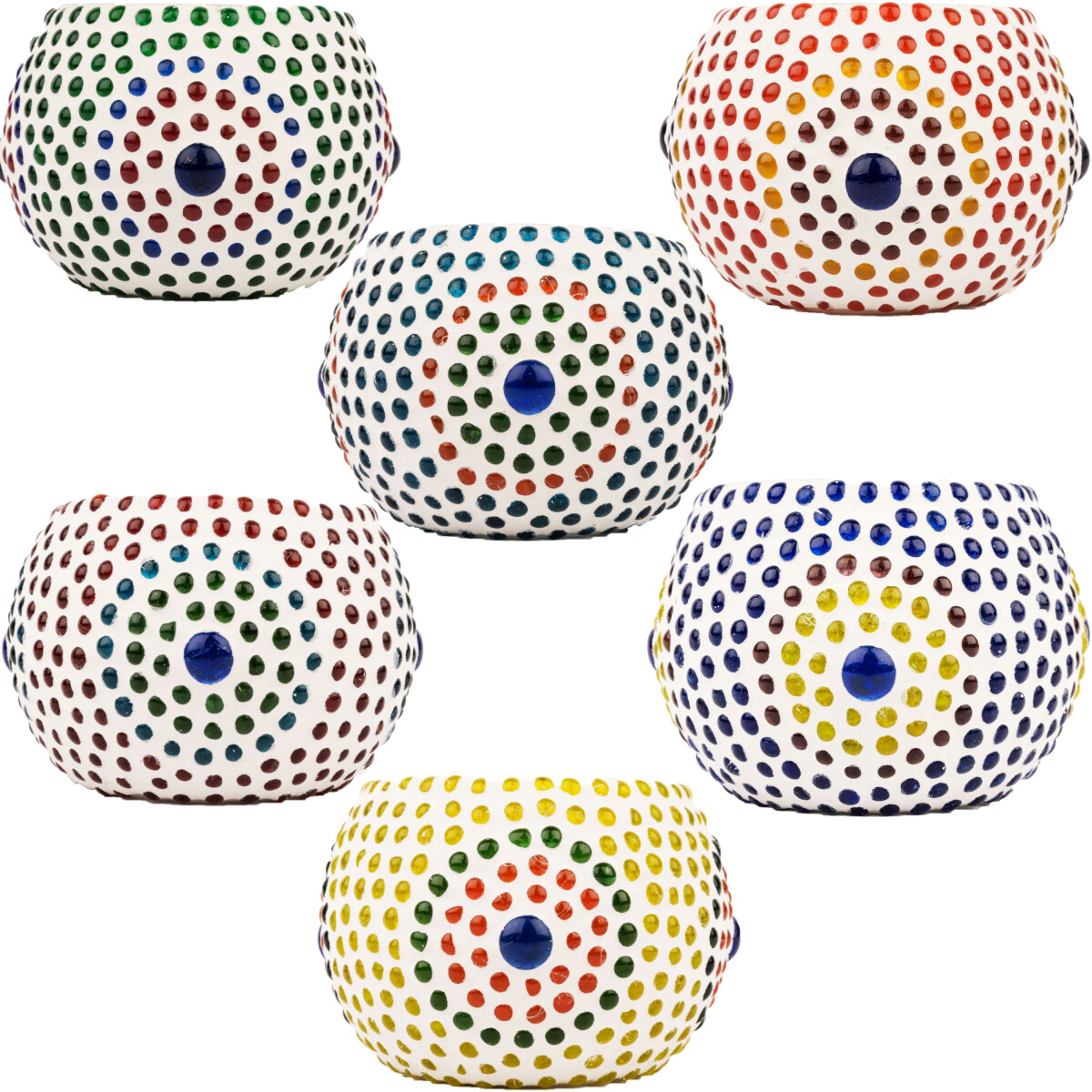 6er Set Orientalische Teelichthalter Aja box