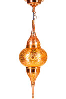 Pendelleuchte Hayati Kupfer 55cm | Marokkanische Lampe aus Messing