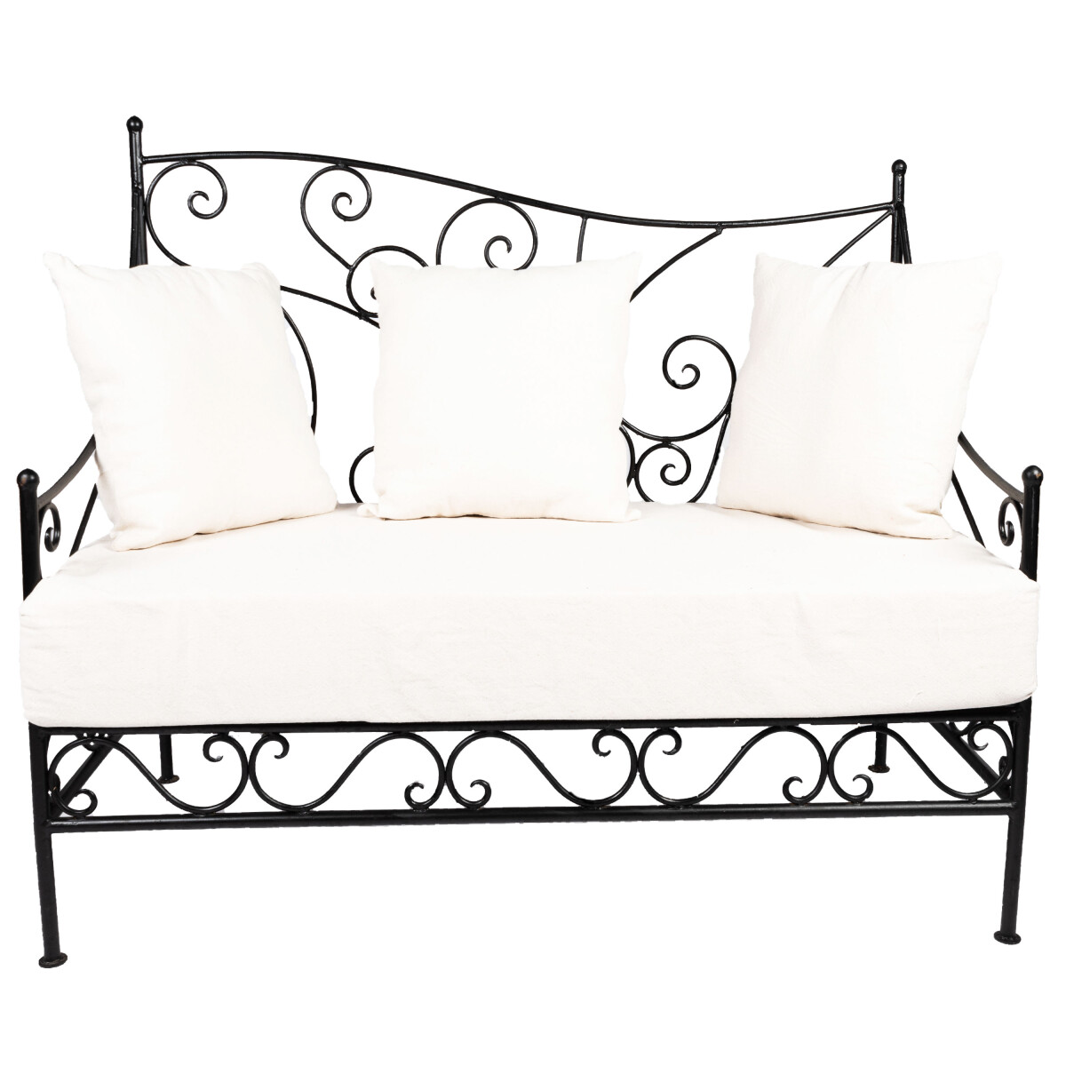 Eisensofa Murcia 120cm Mediterran | Boho box