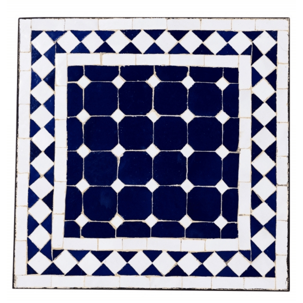 Tischplatte mediterran Marrakesch Blau W box