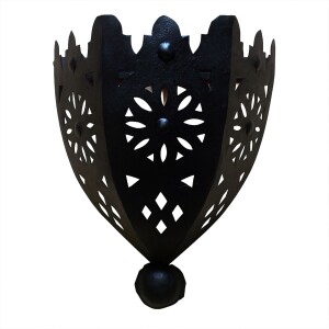 Marokkanische Wandleuchte Kamal 26cm | Handarbeit Vintage...