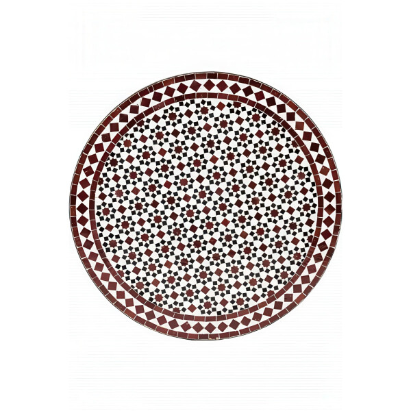 Schwarz-Weiss-Bordeaux