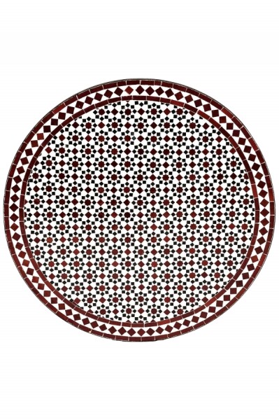 Schwarz-Weiss-Bordeaux