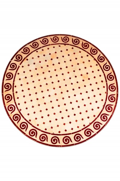 Beige-Bordeaux